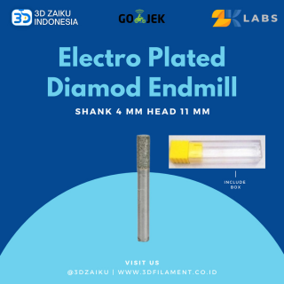 CNC Core Drill Diamond Electro Plated 4 mm shank 4 mm Head 11 mm CEL